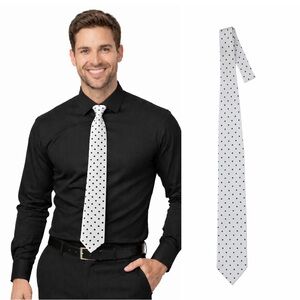 Classic Gray Tie with Black Polka Dots
🔥% bundle of 3, 5, 10, 15 or 20 ties